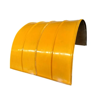 Cubierta de campana de cinta transportadora de placa de acero corrugado de fabricante profesional