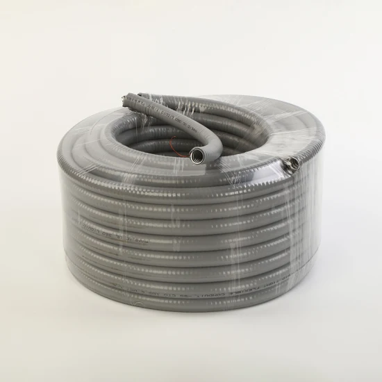 Conducto flexible de metal de acero con certificación UL de 0,60 mm de espesor